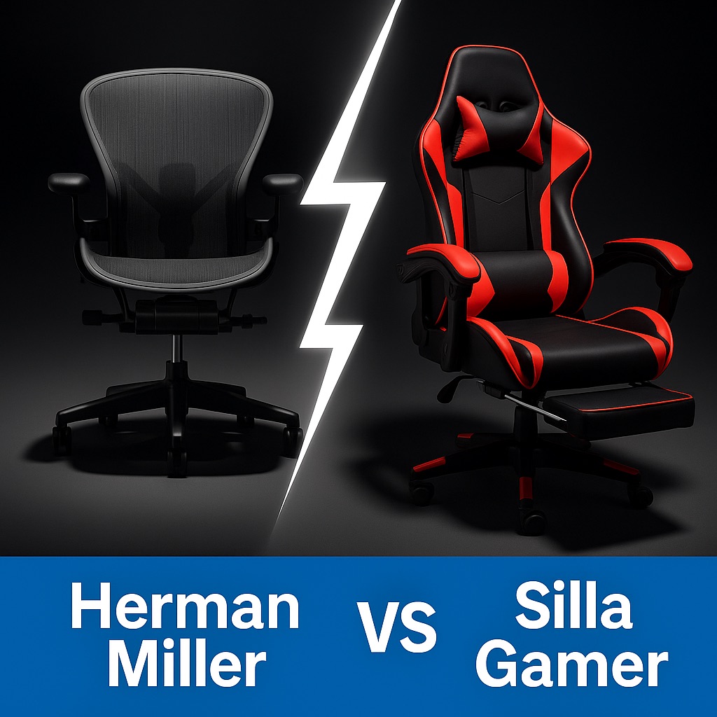 Silla Gamer vs Ergonomica Comparativa